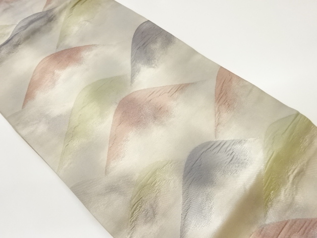 リサイクル　山並模様織出し名古屋帯